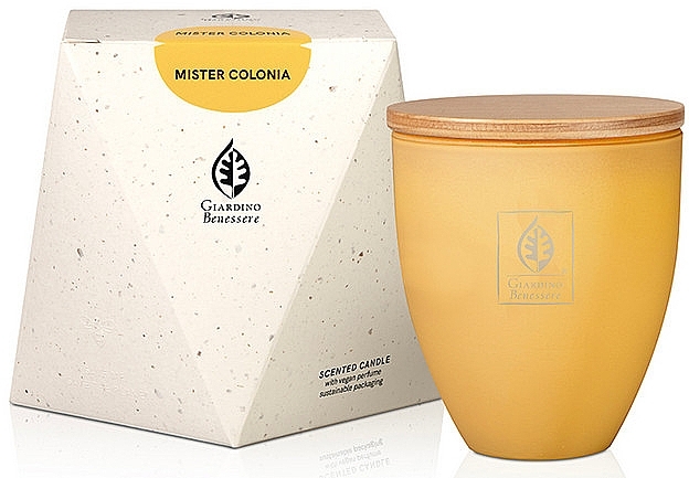 Giardino Benessere Mister Colonia - Perfumed Candle in a Glass — photo N2