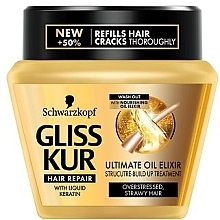 Fragrances, Perfumes, Cosmetics Hair Mask - Gliss Kur Ultimate Oil Elixir Mask