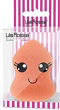 Fragrances, Perfumes, Cosmetics Pear Makeup Sponge, orange - Lila Rossa