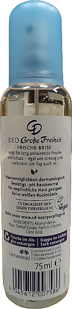 Sea Breeze Deodorant Spray - CD Deo Frishe Brise 24h Deo — photo N2