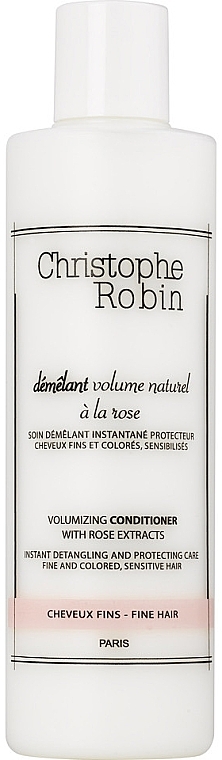 Rose Conditioner - Christophe Robin Volumizing Conditioner With Rose Extracts — photo N1