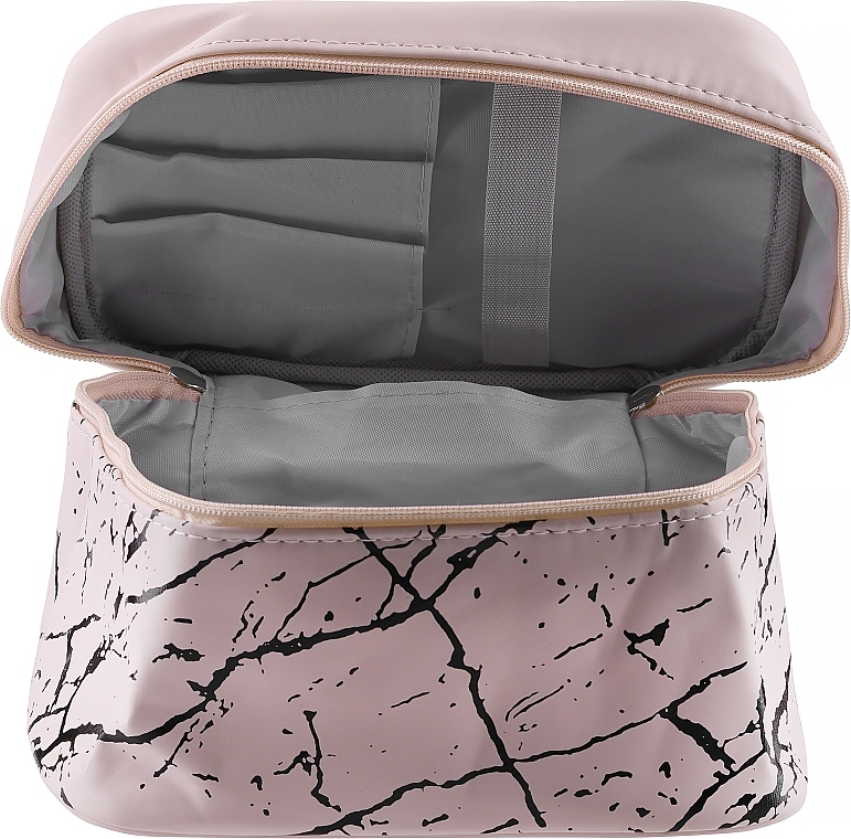 Makeup Bag, pink with handle - Ecarla KS55 — photo N3