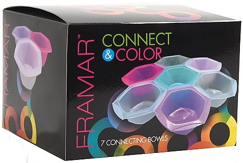 Connect & Color Bowls - Framar Connect & Color Bowls Rainbow — photo N2