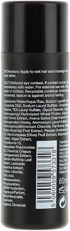 Honey & Oat Shampoo - Label.m Cleanse Honey & Oat Shampoo — photo N2
