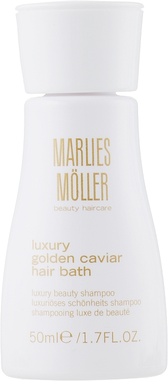 Caviar Shampoo - Marlies Moller Luxury Golden Caviar Hair Bath — photo N4