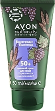 Fragrances, Perfumes, Cosmetics Day Face Cream "Grape & Wheat", tube - Avon Naturals