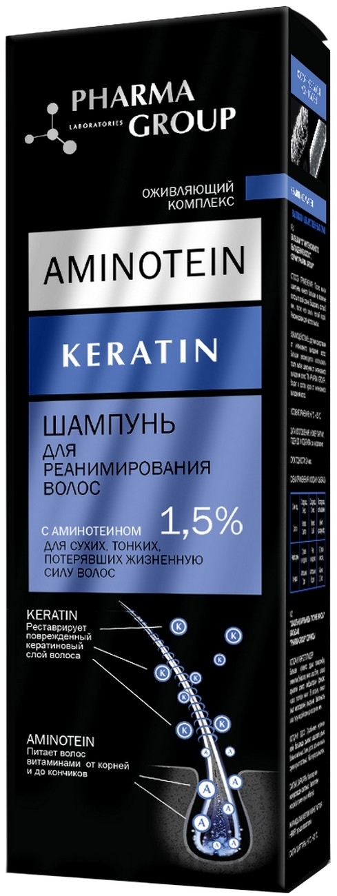 Reanimation Shampoo - Pharma Group Hair Care — photo 150 ml