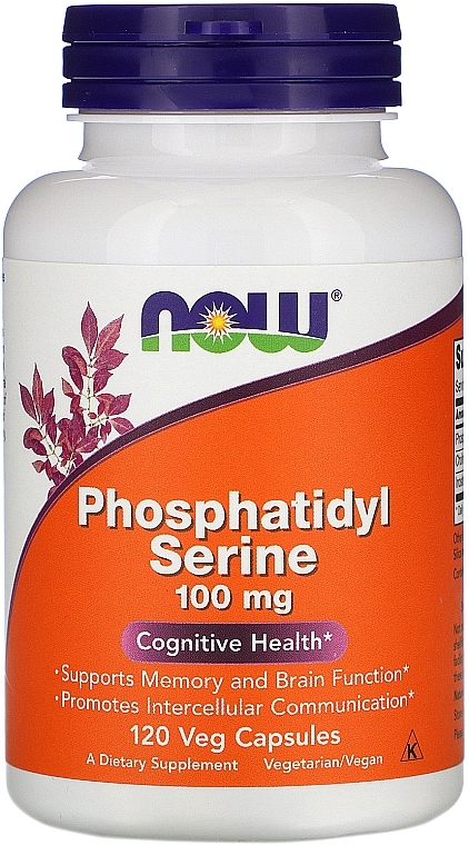 Phosphatidyl Serine, 100mg - Now Foods Phosphatidyl Serine — photo N1