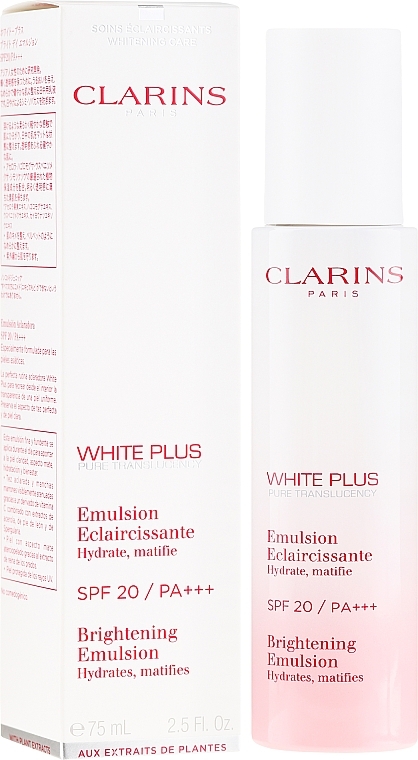 Matte Emulsion - Clarins White Plus Emulsion SPF20 — photo N1
