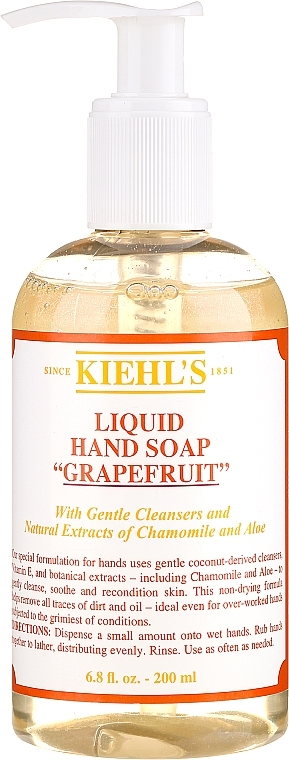 Hand Soap "Grapefruit" - Kiehl's Liquid Hand Soap Grapefruit — photo N1