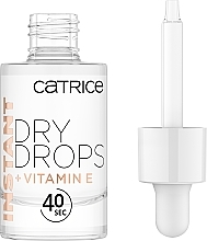 Nail Dryer Drops - Catrice Instant Dry Drops + Vitamin E — photo N2