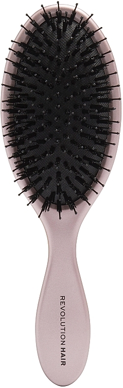 Hair Brush with Pad, rose gold - Revolution Haircare Smooth Styler Cushion Hairbrush — photo N1