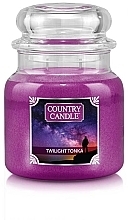 Fragrances, Perfumes, Cosmetics Scented Candle in Jar - Country Candle Twilight Tonka