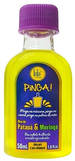 Pataua & Moringa Hair Oil - Lola Cosmetics Pinga! Pataua And Moringa Hair Oil — photo N1