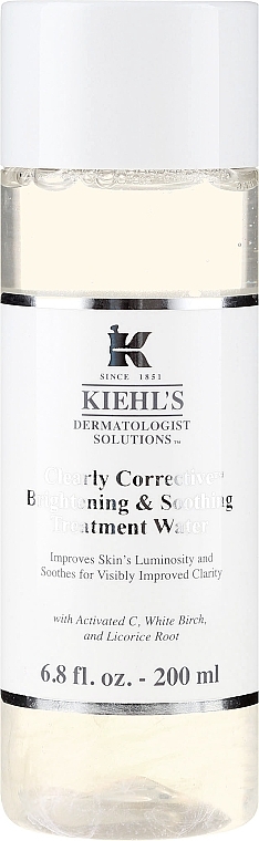 ven Tone and Skin Radiance Essence - Kiehl`s Clearly Corrective Brightening and Soothing Treatment Water — photo N1