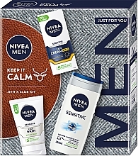 Set - NIVEA MEN Keep It Calm 2024 (f/cr/75ml + f/gel/100ml + sh/gel/250ml) — photo N1