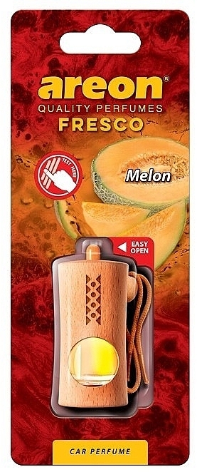 Melon Car Air Freshener - Areon Fresco New Melon Car Perfume — photo N1