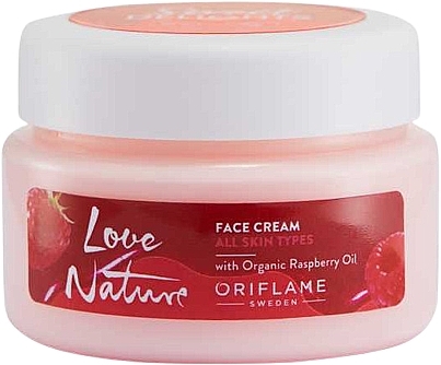 Face Cream with Organic Raspberry Oil - Oriflame Love Nature Sweet Delights Face Cream — photo N1