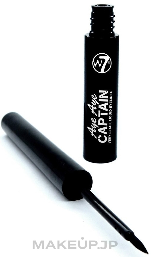 Eyeliner - W7 Aye Aye Captain Liquid Eyeliner — photo Black