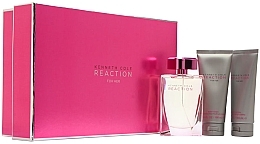 Fragrances, Perfumes, Cosmetics Kenneth Cole Reaction for Her - Set (edp/100ml + b/lot/100ml + sh/gel/100ml)	