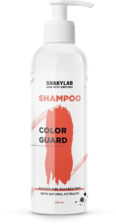 Sulfate-Free Shampoo for Colored Hair "Color Guard" - SHAKYLAB Sulfate-Free Shampoo — photo N1