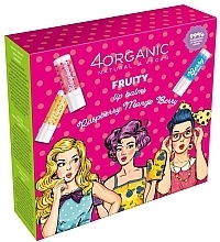 Fragrances, Perfumes, Cosmetics Lip Balm Set - 4organic Pin-up Girl (lip balm/3x5g)
