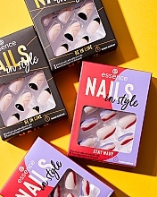 Adhesive False Nails - Essence Nails In Style Stay Wavy — photo N5