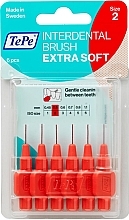 Fragrances, Perfumes, Cosmetics Interdental Brush Set 'Extra Soft', 0.5 mm - TePe Interdental Brush Extra Soft Size 2