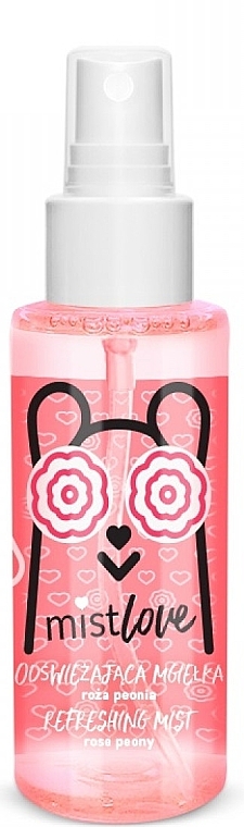 GIFT! Refreshing Face, Body and Hair Mist - Floslek MistLove Rose Peony Refreshing Mist — photo N1