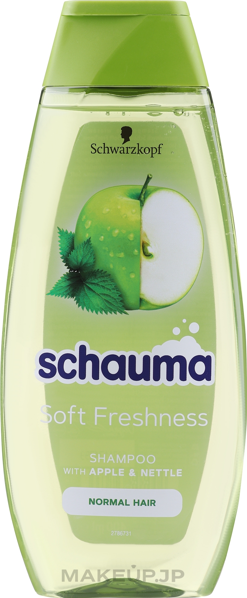 Green Apple & Nettle Shampoo for Normal Hair - Schwarzkopf Schauma Clean & Fresh Shampoo with Green Apple & Nettle — photo 400 ml