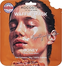 Fragrances, Perfumes, Cosmetics Nourishing Waffle Mask ‘Honey’ - Kocostar Honey Waffle Mask