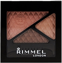 Fragrances, Perfumes, Cosmetics Eyeshadow - Rimmel Glam Eyes Trio Eyeshadow 