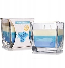 Scented Three-Layer Candle in Glass 'Anti-Tobacco' - Bispol Scented Candle Anti Tobacco — photo N1