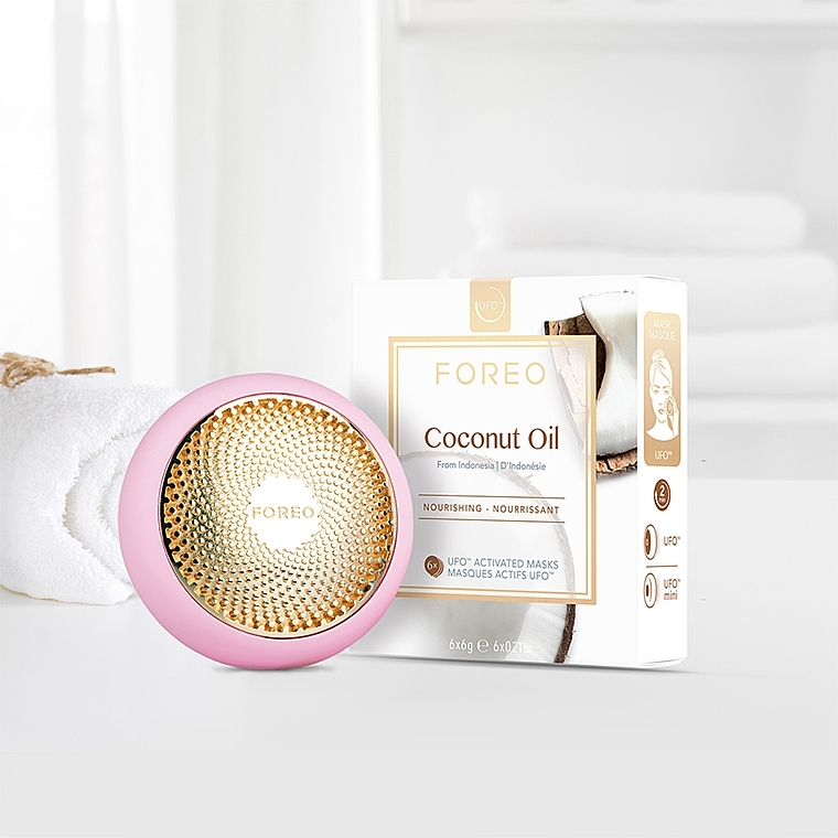 Nourishing Coconut Oil Face Mask - Foreo UFO Activated Mask Nourishing Coconut Oil — photo N7