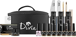 Fragrances, Perfumes, Cosmetics Starter Nail Gel Polish Set 'Mango' - Divia