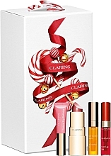 Fragrances, Perfumes, Cosmetics Set - Clarins Christmas Beautiful Lips Collection (lip/oil/2.8ml + lipstick/1.5ml + lip/balm/5ml + lip/stain/2.8ml)