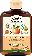 Fragrances, Perfumes, Cosmetics Warming Massage Oil - Green Pharmacy Warming Massage Oil