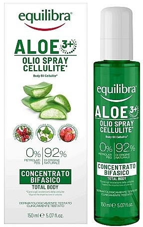 Anti-Cellulite Body Oil - Equilibra Aloe Body Oil Cellulite  — photo N1