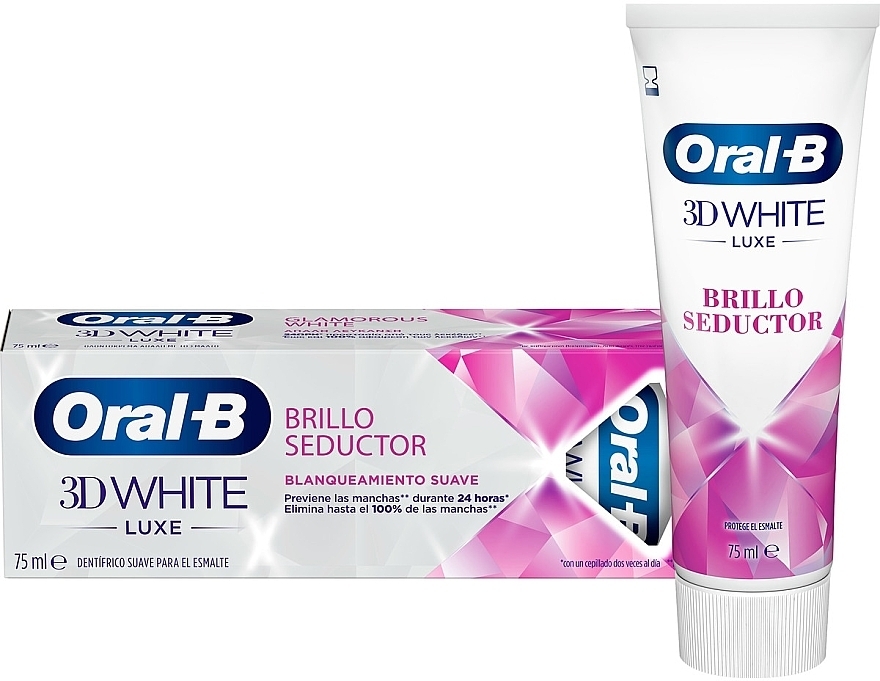 Whitening Toothpaste - Oral-B 3D White Luxe Brillo Seductor — photo N2