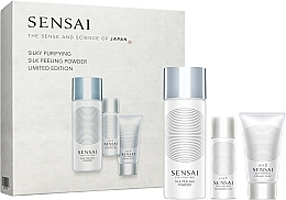 Fragrances, Perfumes, Cosmetics Set - Sensai Silky Purifying Silk Peeling Powder Limited Edition (scrub/40ml + oil/30ml + soap/30ml)