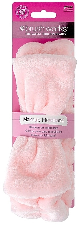 Headband, pink - Brushworks Makeup Headband Pink — photo N1