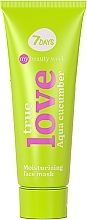 Fragrances, Perfumes, Cosmetics Moisturizing Face Mask - 7days My Beauty Week True Love Moisturizing Face Mask