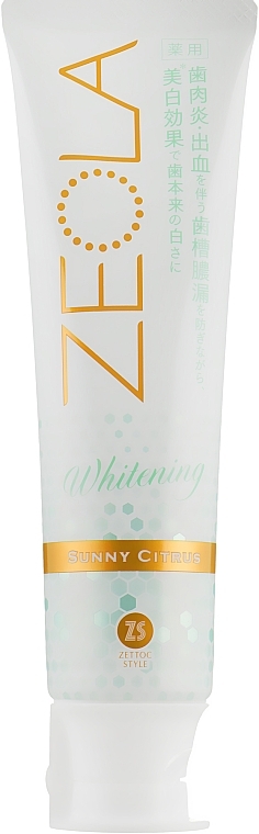 Sunny Citrus Toothpaste - Zettoc Zeola White Sunny Citrus — photo N2