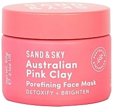 Fragrances, Perfumes, Cosmetics Pore Tightening Detox Mask with Pink Clay - Sand & Sky Australian Pink Clay Porefining Face Mask