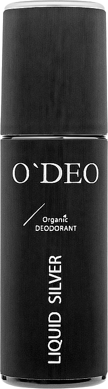 Organic Men Deodorant - O'Deo Organic DEOdorant For Men Liquid Silver — photo N1