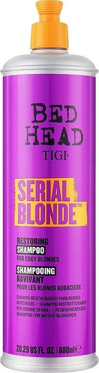 Blonde Hair Shampoo - Tigi Bed Head Serial Blonde Shampoo — photo N2