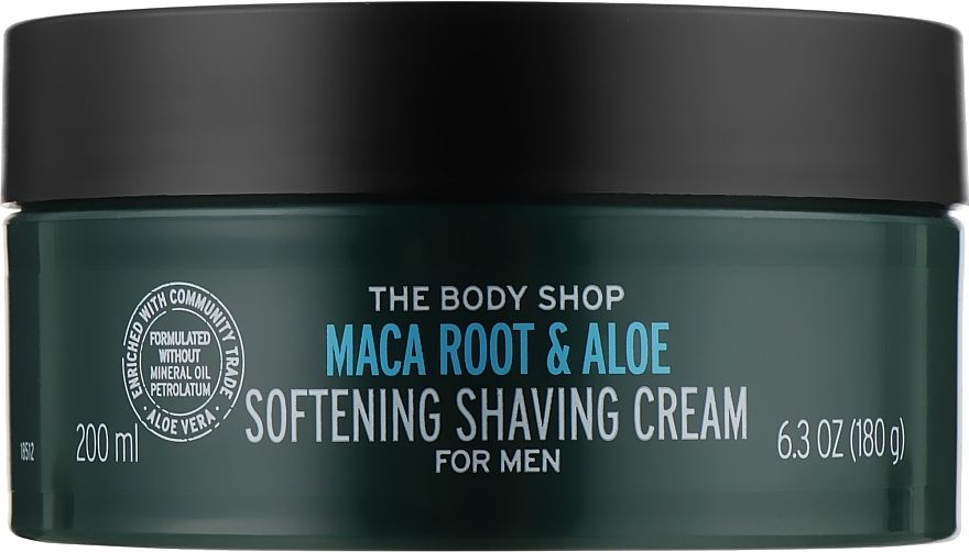 Maca Root & Aloe Shaving Cream - The Body Shop Maca Root & Aloe Softening Shaving Cream For Men — photo N5