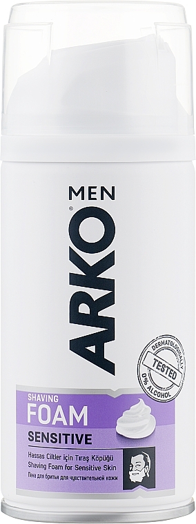 Shaving Foam "Sensitive" - Arko Men — photo N1