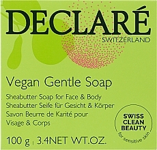 Mild Face & Body Soap - Declare Vegan Gentle Soap — photo N1