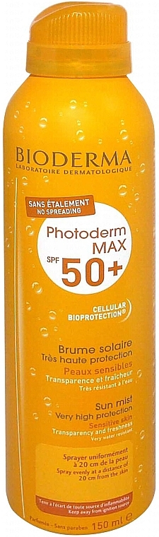 Sunscreen Body Spray - Bioderma Photoderm Max Sun Mist SPF 50+ — photo N1